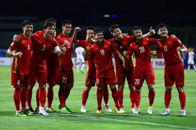 Đến 10 cầu thủ của Đội tuyển Việt Nam sẽ tham gia AFF Cup 2022 có chiều cao từ 1m80 trở lên. Ảnh: VFF.