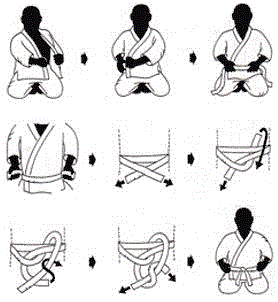 Để bộ võ phục Taekwondo trông đẹp hơn, cách thắt đai võ Taekwondo phải tuân thủ đúng kỹ thuật, bao gồm các bước như thắt nơ trước, căng đai, xoắn đai và buộc nút sau đúng cách.