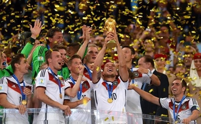 Thời điểm chiến thắng lịch sử của đội bóng Đức vào năm 2014.