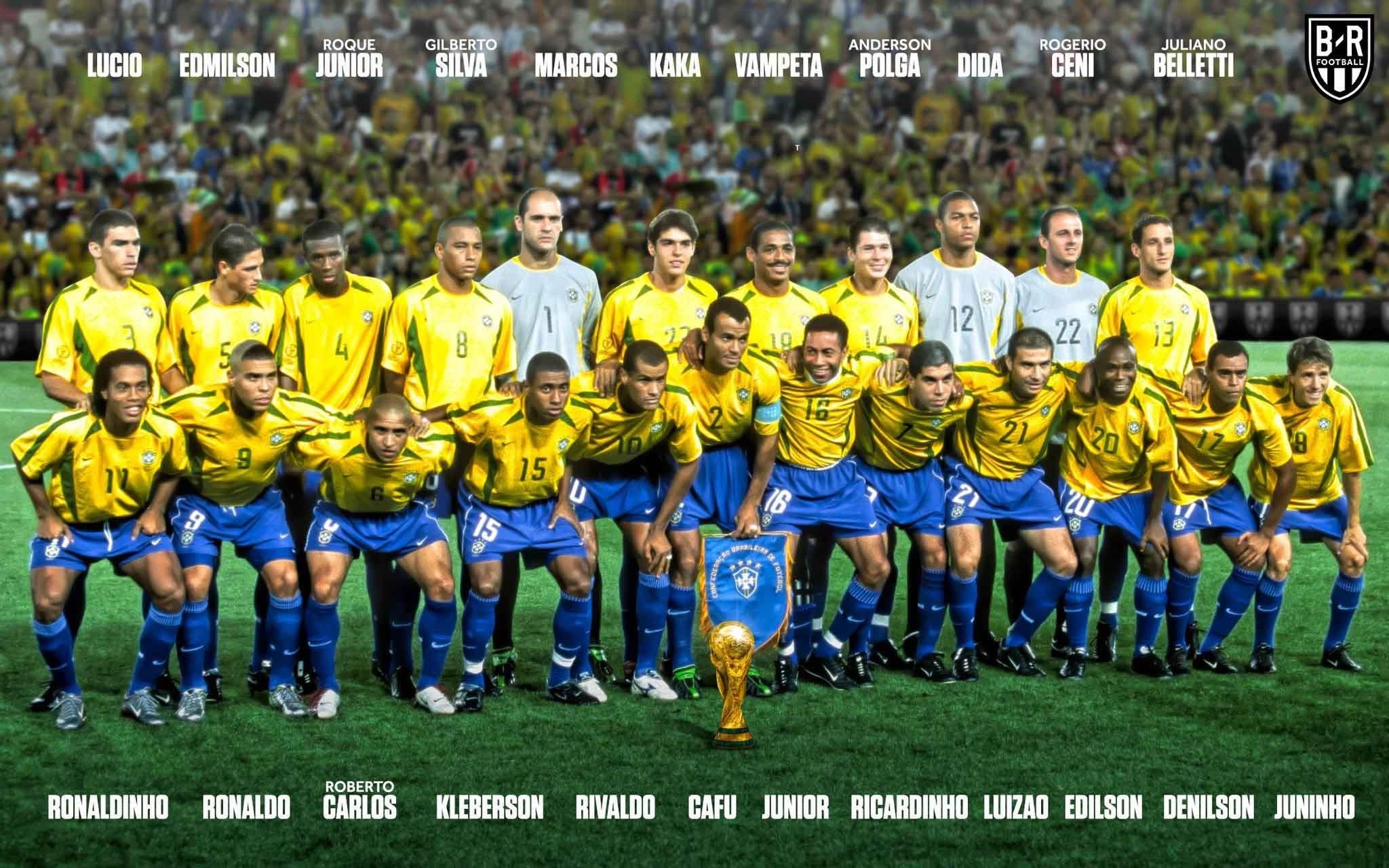 Đội hình bóng đá Brazil mạnh nhất | Có cả các huyền thoại