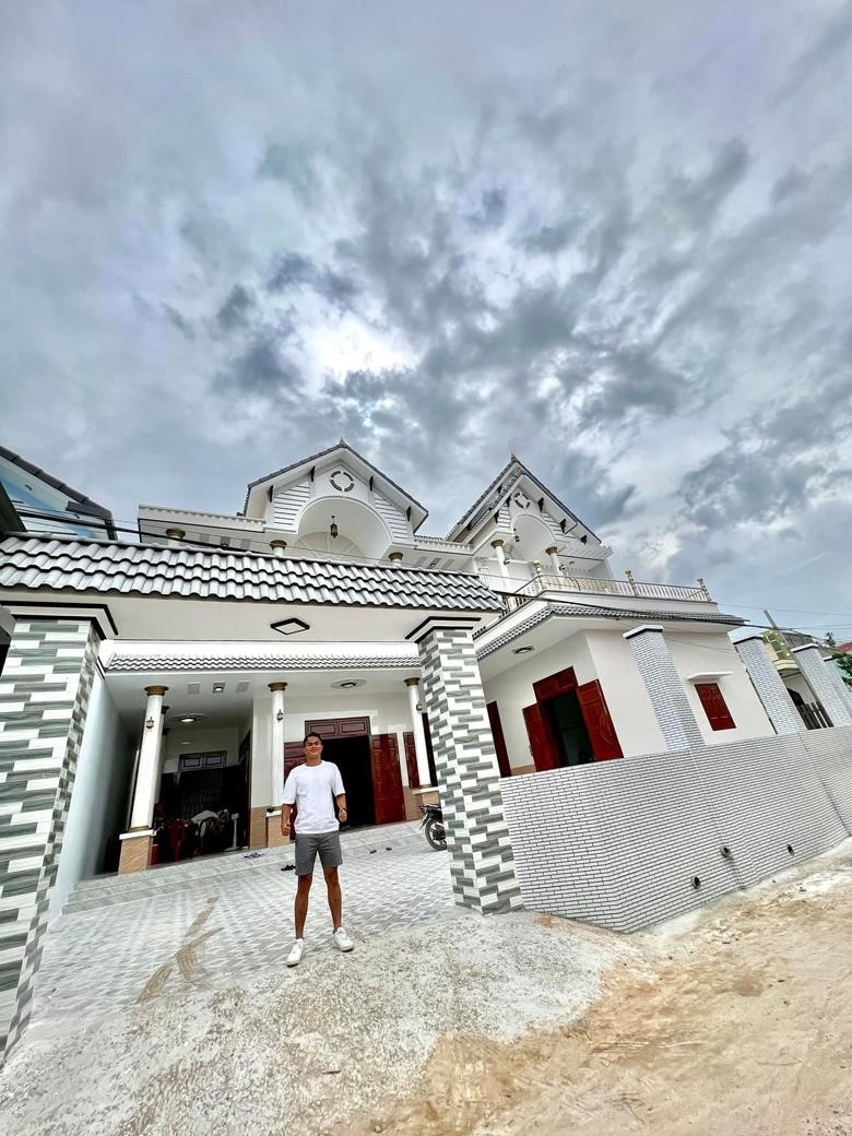 Hình ảnh của căn nhà mới của Dụng Quang Nho và gia đình - Ảnh: FBNV