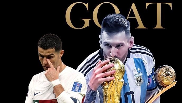 Goat là từ viết tắt của Greatest Of All Time, nghĩa là cầu thủ vĩ đại nhất mọi thời đại. Trong lịch sử bóng đá, có nhiều cầu thủ được xem là Goat như Pele, Maradona, Messi hay Ronaldo.