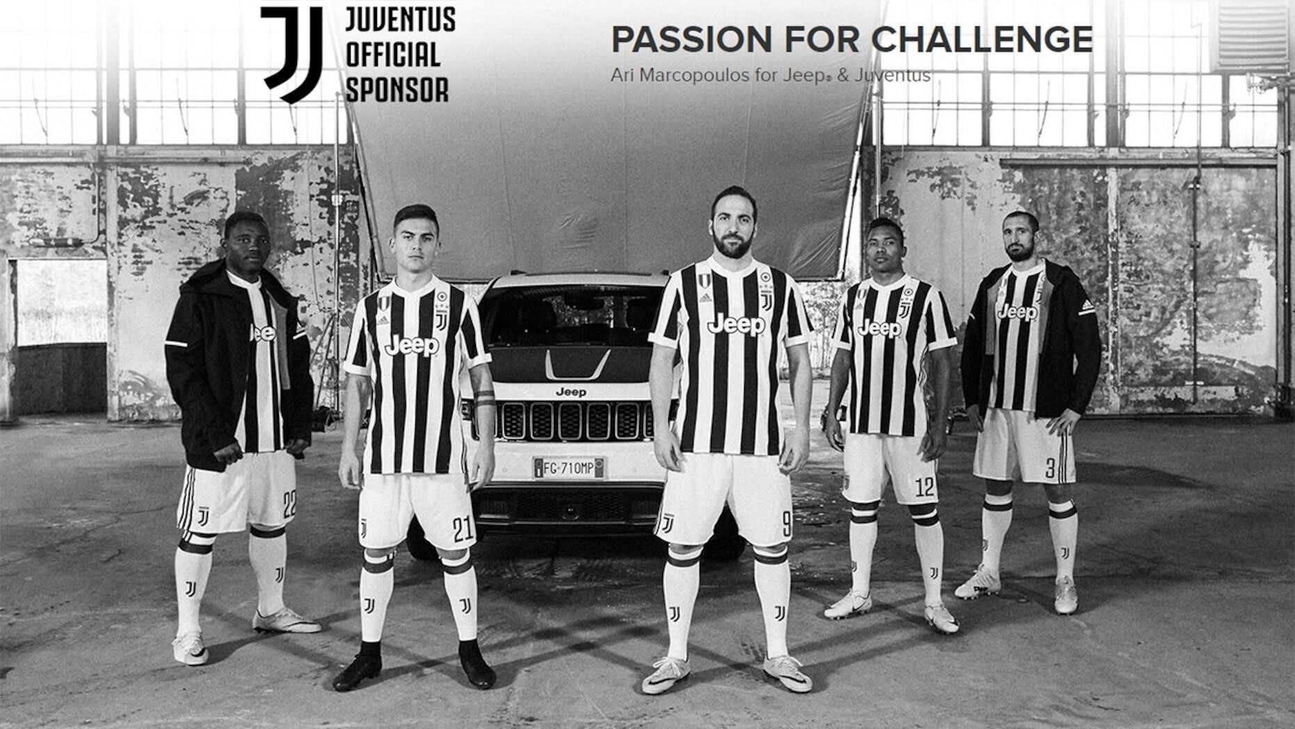 Jeep – Nhà tài trợ chính thức của câu lạc bộ bóng đá Juventus F.C.