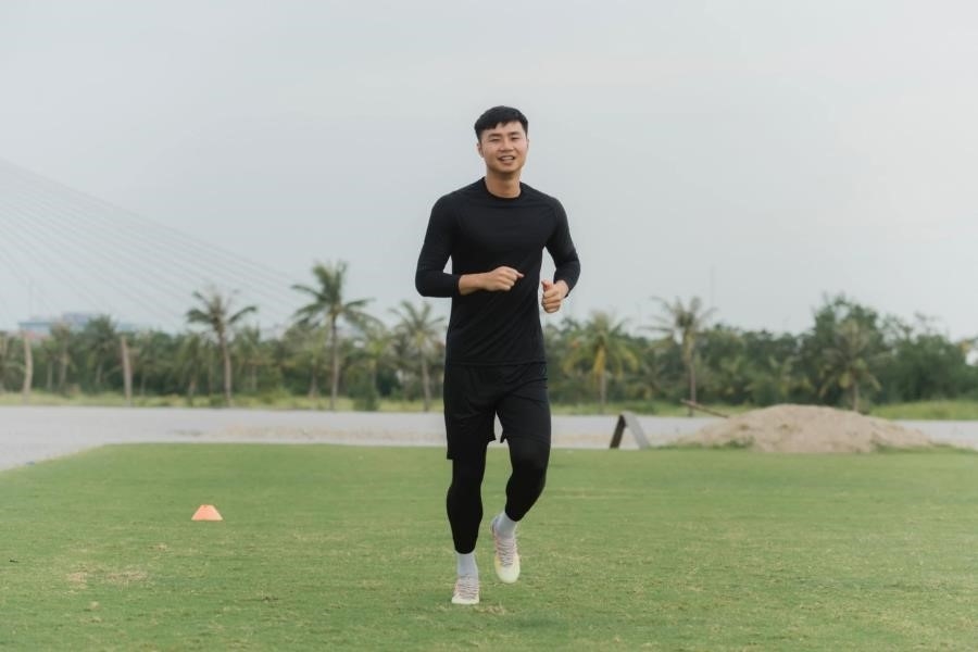 Nguyễn Văn Toản đã từ khi còn nhỏ nuôi dưỡng niềm đam mê với quả bóng tròn.