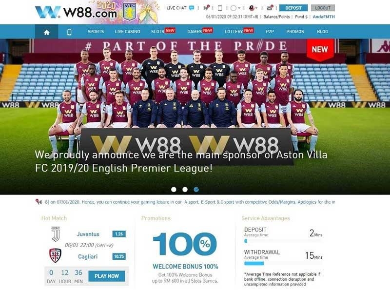 W88 là một trong những nhà cái cá cược bóng đá online hàng đầu, cung cấp đa dạng các trò chơi và chất lượng dịch vụ chuyên nghiệp.